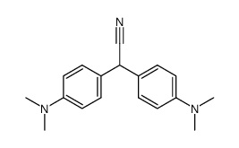 bis-(4-dimethylamino-phenyl)-acetonitrile Structure
