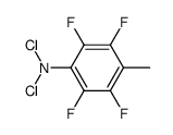 4-Methyl-2,3,5,6-tetrafluoro-N,N-dichloroaniline Structure