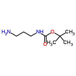 tert-Butyl (3-aminopropyl)carbamate Structure