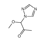 1-methoxy-1-(1,2,4-triazol-1-yl)propan-2-one结构式