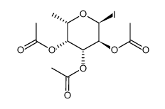 2,3,4-tri-O-acetyl-α-L-fucopyranosyl iodide结构式