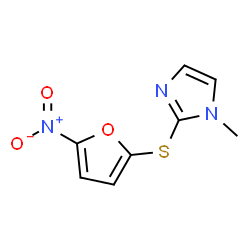 Imidazole, 1-methyl-2-[(5-nitro-2-furyl)thio]- (8CI)结构式