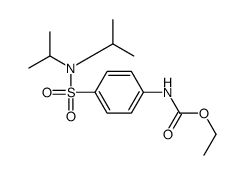 ethyl N-[4-[di(propan-2-yl)sulfamoyl]phenyl]carbamate Structure