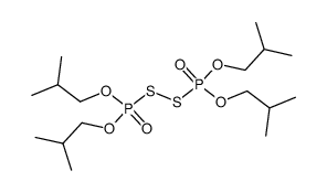 bis(isobutoxyphosphinyl) disulfide Structure
