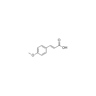 4-Methoxycinnamic acid Structure