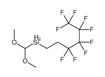 dimethoxymethyl(3,3,4,4,5,5,6,6,6-nonafluorohexyl)silane结构式