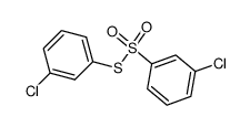 S-(3-chlorophenyl) (3-chlorobenzene)thiosulfonate Structure
