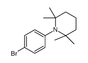 1-(4-bromophenyl)-2,2,6,6-tetramethylpiperidine Structure