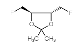 (4S,5S)-(+)-4,5-二(氟甲基)-2,2-二甲基-1,3-二恶茂烷,9结构式