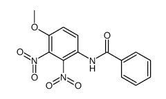 benzoic acid-(4-methoxy-2,3-dinitro-anilide)结构式