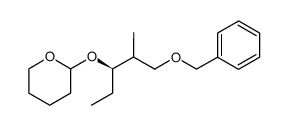 (2S,3R)-2-methylpentane-1,3-diol 1-benzyl,3-THP-ether结构式