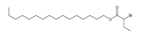 hexadecyl 2-bromobutanoate Structure