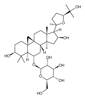 Cycloastragenol-6-O-β-D-glucoside结构式