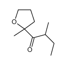2-methyl-1-(2-methyloxolan-2-yl)butan-1-one Structure