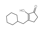 3-环己基甲基-2-羟基盐酸环戊烯-2-酮结构式