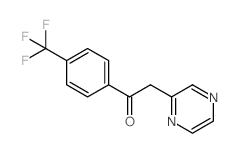2-(吡嗪-2-基)-[4-(三氟甲基)苯基]-1-乙酮结构式