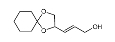 2-Propen-1-ol, 3-(1,4-dioxaspiro[4.5]dec-2-yl)-, (E)结构式