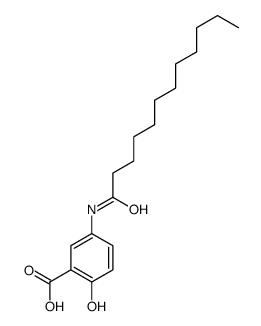 5-(dodecanoylamino)-2-hydroxybenzoic acid结构式