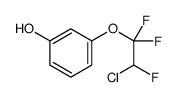 3-(2-chloro-1,1,2-trifluoroethoxy)phenol结构式