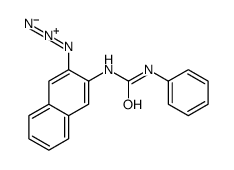 1-(3-azidonaphthalen-2-yl)-3-phenylurea结构式