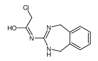 2-chloro-N-(2,5-dihydro-1H-2,4-benzodiazepin-3-yl)acetamide Structure