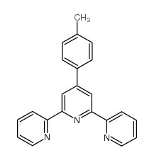 4'-(4-甲基苯基)-2,2:6',2''-三联吡啶结构式