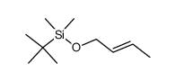 trans-crotyl tert-butyldimethylsilyl ether Structure