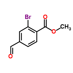 Methyl 2-bromo-4-formylbenzoate Structure