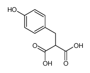2-[(4-hydroxyphenyl)methyl]propanedioic acid结构式