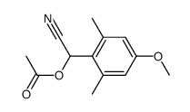 cyano(4-methoxy-2,6-dimethylphenyl)methyl acetate结构式