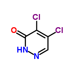 4,5-二氯哒嗪-3(2H)-酮结构式