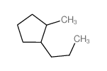 1-methyl-2-propyl-cyclopentane Structure
