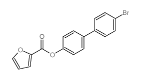 [4-(4-bromophenyl)phenyl] furan-2-carboxylate Structure