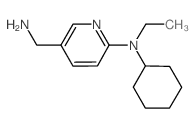 5-(Aminomethyl)-N-cyclohexyl-N-ethyl-2-pyridinamine Structure