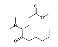 methyl 3-[dimethylamino(hexanoyl)amino]propanoate Structure
