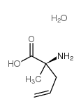(S)-2-氨基-2-甲基-4-戊烯酸结构式