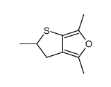 2,3-Dihydro-2,4,6-trimethylthieno<2,3-c>furan结构式