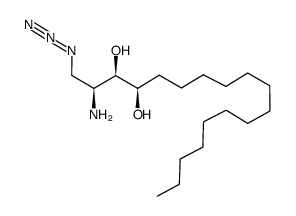 (2S,3R,4R)-2-amino-1-azidooctadecane-3,4-diol结构式