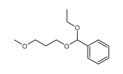 (ethoxy(3-methoxypropoxy)methyl)benzene结构式