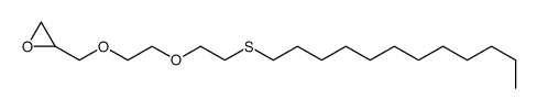 2-[2-(2-dodecylsulfanylethoxy)ethoxymethyl]oxirane Structure