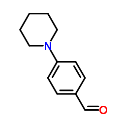4-哌啶-1-基-苯甲醛结构式