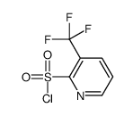 3-三氟甲基吡啶-2-磺酰氯结构式