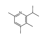Pyridine,3,4,6-trimethyl-2-(1-methylethyl)-(9CI)结构式