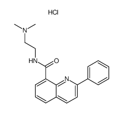 N-<(2-dimethylamino)ethyl>-2-phenylquinoline-8-carboxamide dihydrochloride Structure