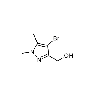 (4-溴-1,5-二甲基-1H-吡唑-3-基)甲醇结构式