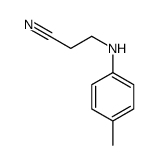 3-对甲苯氨基丙腈结构式