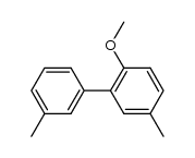 (5,3'-dimethyl-biphenyl-2-yl)-methyl ether结构式
