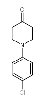 1-(4-氯苯基)-哌啶-4-酮结构式