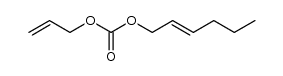 (E)-allyl hex-2-en-1-yl carbonate Structure