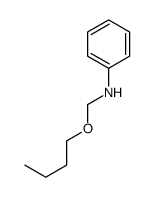N-(butoxymethyl)aniline Structure